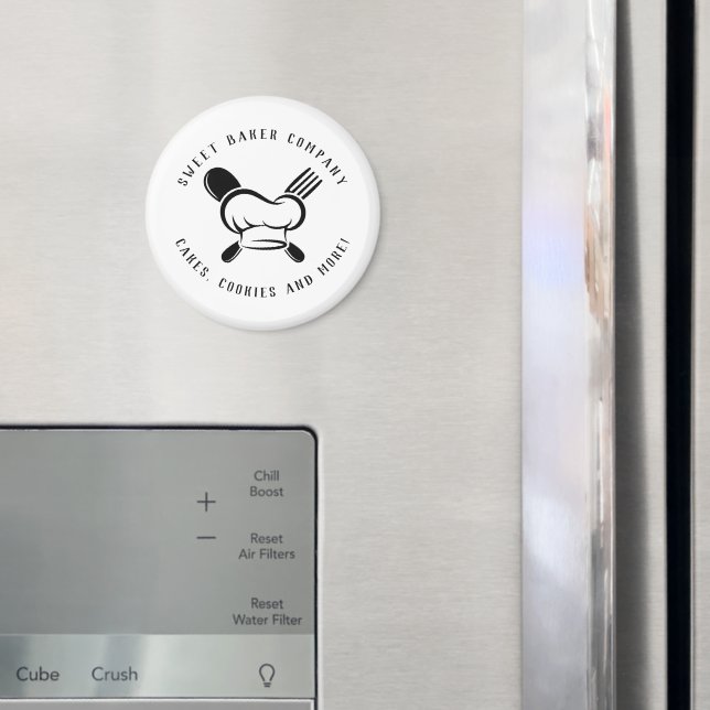 Modern Sweet Bakery Business Magnet (In Situ (Fridge))