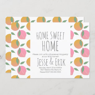 Modern Sweet Fruits Housewarming Party Invitation