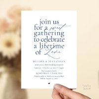 Modern Sweet Love Minimalist Wedding Reception