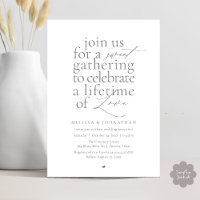 Modern Sweet Love Minimalist Wedding Reception