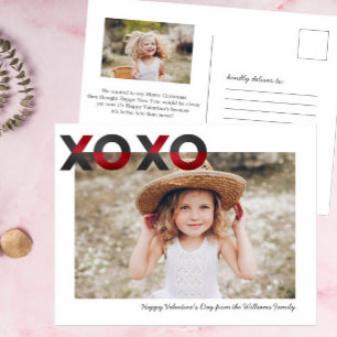 Modern & Sweet   Valentine Photo Card