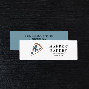 Modern Sweets Bakery Professional Business  Mini Business Card