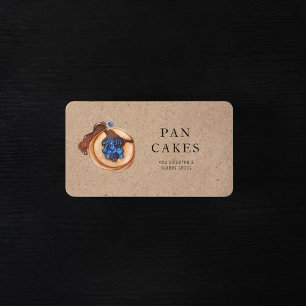 Modern Sweets Pancake Bakery Professional Business Card