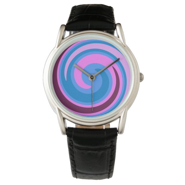 Modern Swirl Abstract Art #104 Watch (Front)
