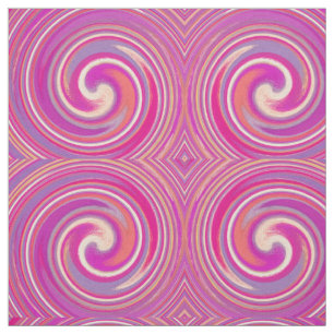 Modern Swirl Abstract Art #28 Fabric