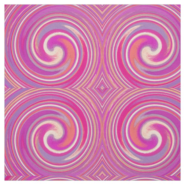 Modern Swirl Abstract Art #28 Fabric (Swatch)