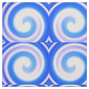 Modern Swirl Abstract Art #33 Fabric