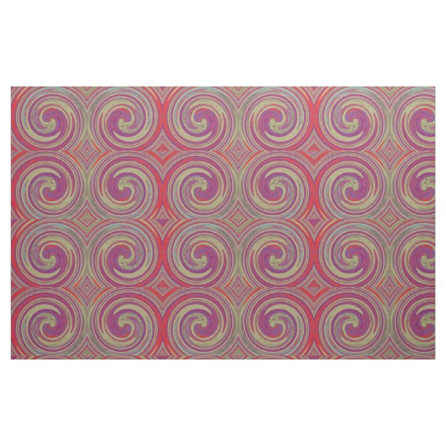 Modern Swirl Abstract Art #43 Fabric (Fat Quarter)