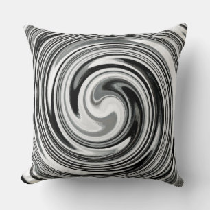 Modern Swirl Abstract Art #7 Cushion