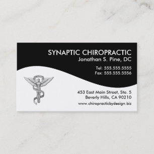 Modern Swirl Chiropractic Appointment Cards