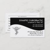 Modern Swirl Chiropractic Appointment Cards (Front/Back)