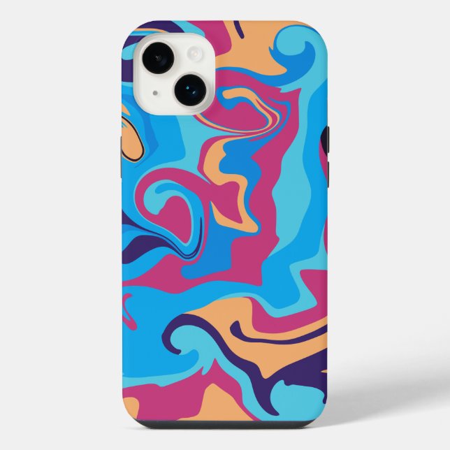 Modern Swirl iPhone Case (Back)