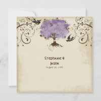 Modern Swirl Scroll Tree of Life Spring Summer