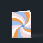 Modern Swirl Star of David Custom Bar Bat Mitzvah Thank You Card<br><div class="desc">Perfect thank you card to send after a bat mitzvah, bar mitzvah or other Jewish celebration! Hand made art for you. FULLY CUSTOMIZABLE! Click on “Personalise” above to edit the text. Click "edit using design tool" to adjust the fonts, colours and placements and to delete the inside design if you...</div>