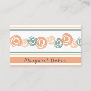 Modern Swirls II Business Card