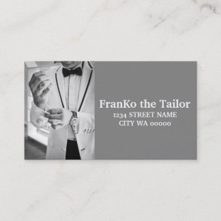 Modern Tailoring Tailor Alterations Card