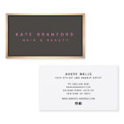 Modern Taupe  Grey Gold Border Professional 