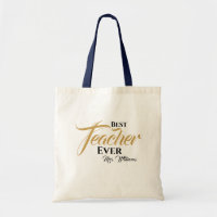 Modern Teacher’s Appreciation Gold Name Script