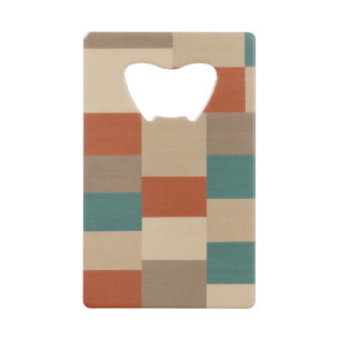 Modern Teal & Beige Geometric Blocks