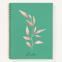 Modern Teal Botanical Leaves Decorative Throw
