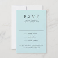 Modern Teal Minimalist Wedding