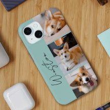Modern Teal Photo Collage