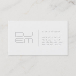Modern tech futuristic business card