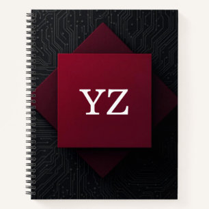Modern Tech Grid Notebook
