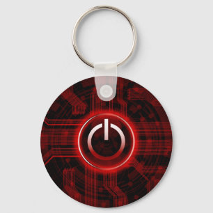 modern technology theme design keychain