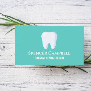 Modern Teeth Dental Assistant Clinic Dentist Business Card