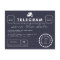 Modern Telegram Card Save the Date - Navy