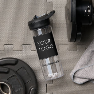 Modern Template Business Company Logo  Water Bottle