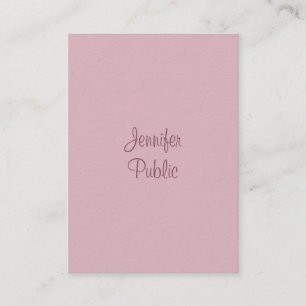 Modern Template Elegant Handwritten Script Name Business Card