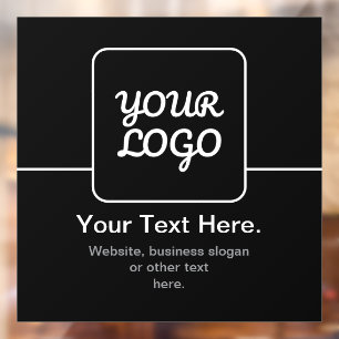 Modern Template for Your Logo Black & White