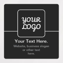 Modern Template for Your Logo | Black & White
