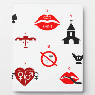 modern ten commandments plaque