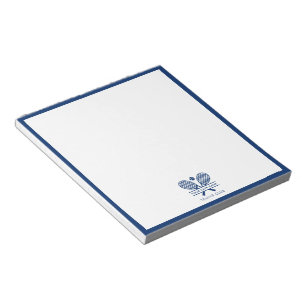 Modern Tennis Sport Club Name Team Office Custom Notepad