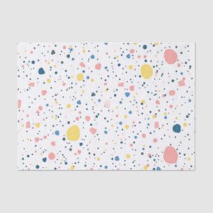 Modern Terrazzo Confetti Dots Pattern Pastel Nurse Tissue Paper