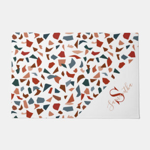 Modern Terrazzo Mosaic Pattern Doormat