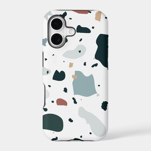 Modern Terrazzo Pattern – Abstract Mid Century Sea (Back)