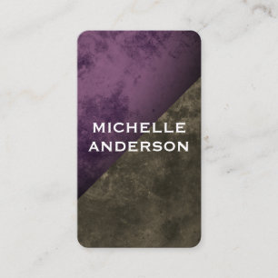 Modern Texture Colour Blocks Business Card