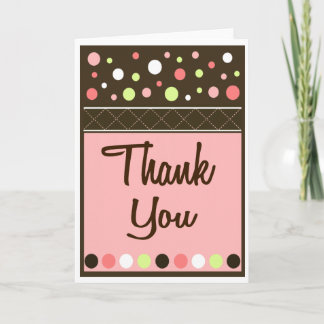Modern Thank you card