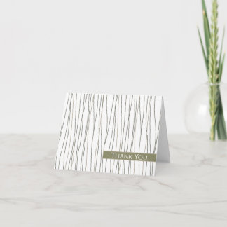 Modern  |  Thank You Card