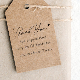 Modern Thank You for Supporting My Small Business Self-inking Stamp