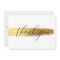 MODERN THANK YOU luxury calligraphy gold brush