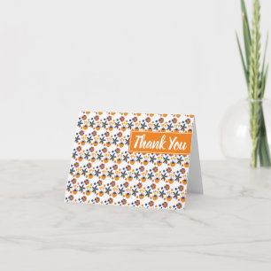 Modern Thank You Mini Ditsy Floral Card
