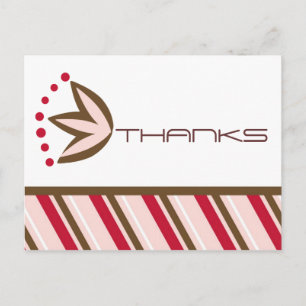 Modern Thank You Notes Postcard