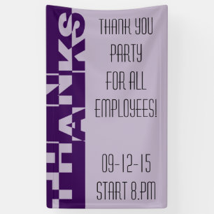Modern THANKS Banner + your backgr. & ideas