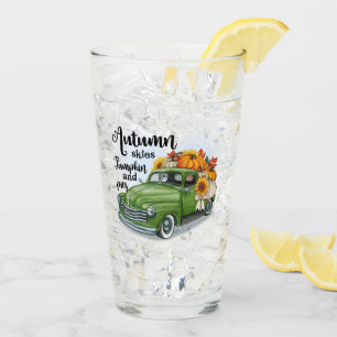 Modern Thanksgiving Beautiful Autumn Collection Glass