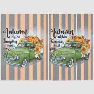 Modern Thanksgiving Beautiful Autumn Collection Tissue Paper